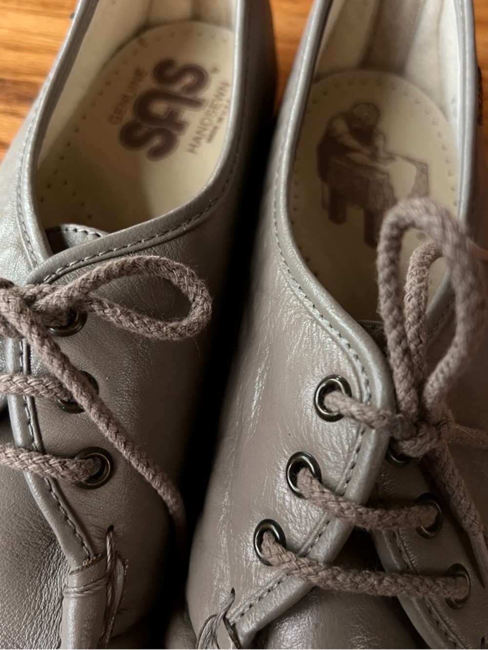SAS Shoes Oxford Women’s 10.5 Bounce Mocha Tan Leather Comfort Lace-Up USA - Picture 7 of 7